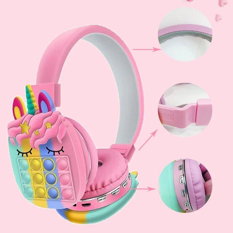 Audífonos Unicornio Rosa ZenShop